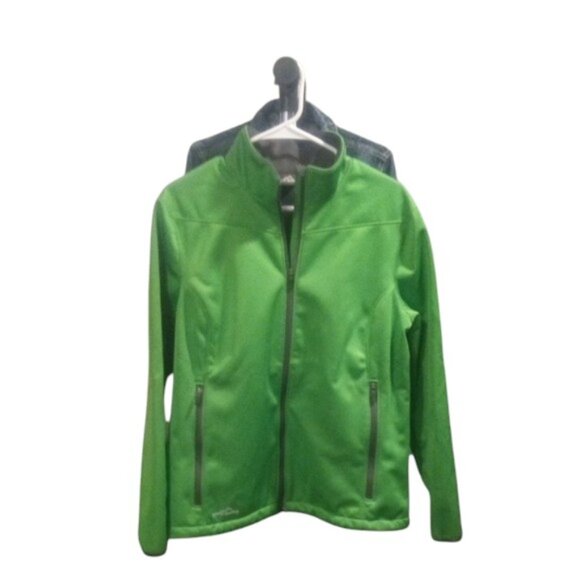 Eddie Bauer Vibrant Green Women's Soft Shell Jacket | PTP 22 | XL - Picture 4 of 8